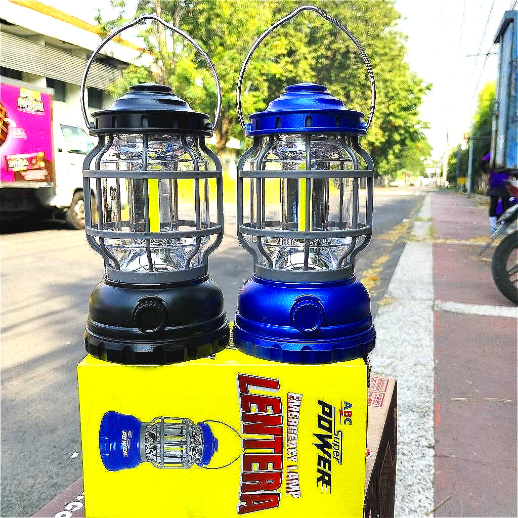Lampu Lentera LED Emergency Lamp ALKALINE ABC SUPER POWER Menggunakan 3 Pcs Baterai AAA A3