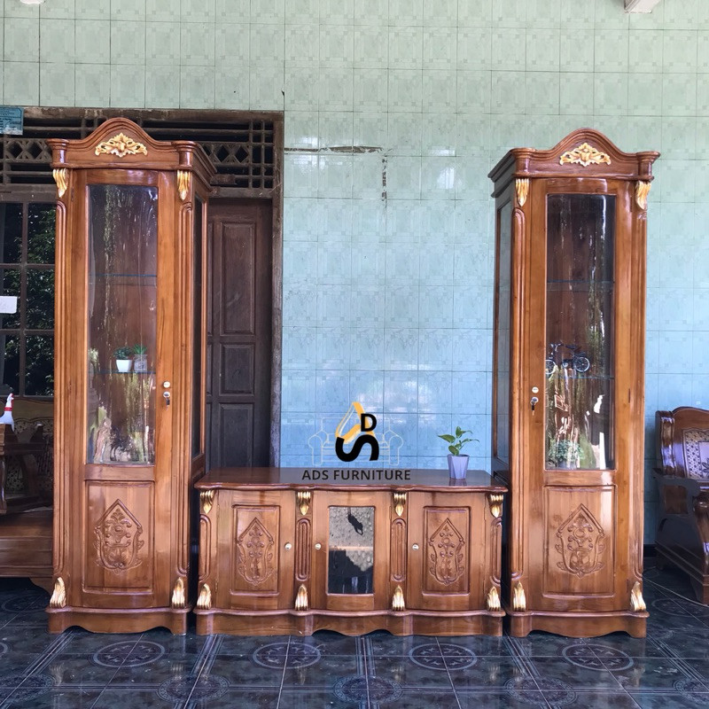 bufet jati hias jepara bufet tv hias mewah bufet ukir jati