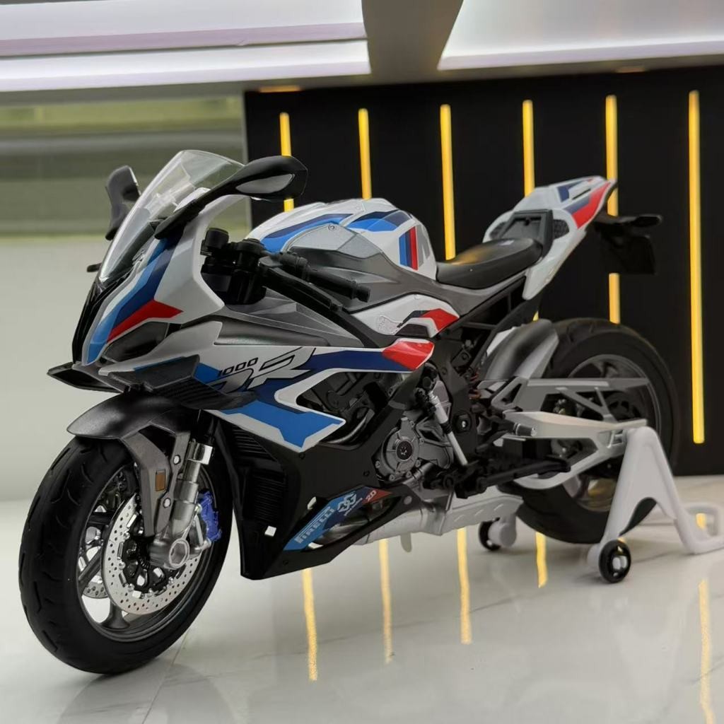 1:9 Diecast Motor Honda CBR1000 M1000RR, 1250GS Ninja H2R, S1000 Ducatti V4S Hayabusa, R1M, GSX1000R