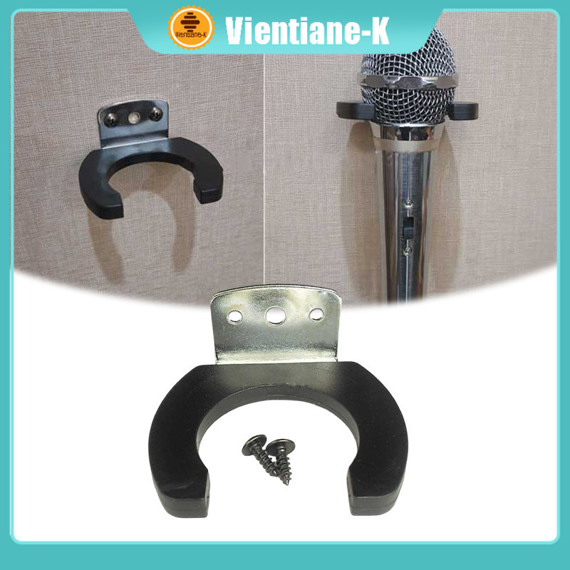 Rak Bracket Gantung Dinding MIC / Holder Dinding Microphone / Mic Tembok Dinding