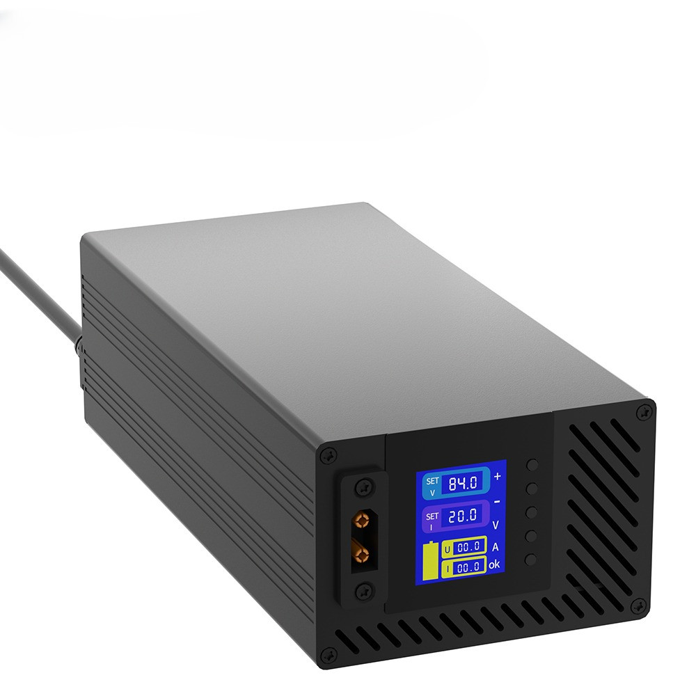 15A Curren Voltage Adjustable 48V 60V 72V 84V 54.6V Li-ion Lifepo4 Lithium Battery Charger 13S 14S 1