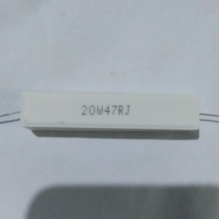 (BACA DESKRIPSI) RESISTOR 47J 20W 47ohm 20w 47 20W