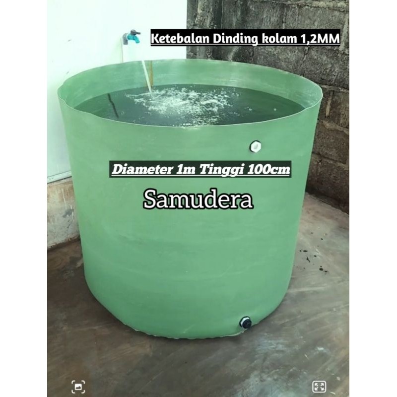 MAGELJAYA kolam bulat diameter 1 tinggi 1m//kolam bulat tanpa rangka//kolam ikan lele//kolam ikan hi