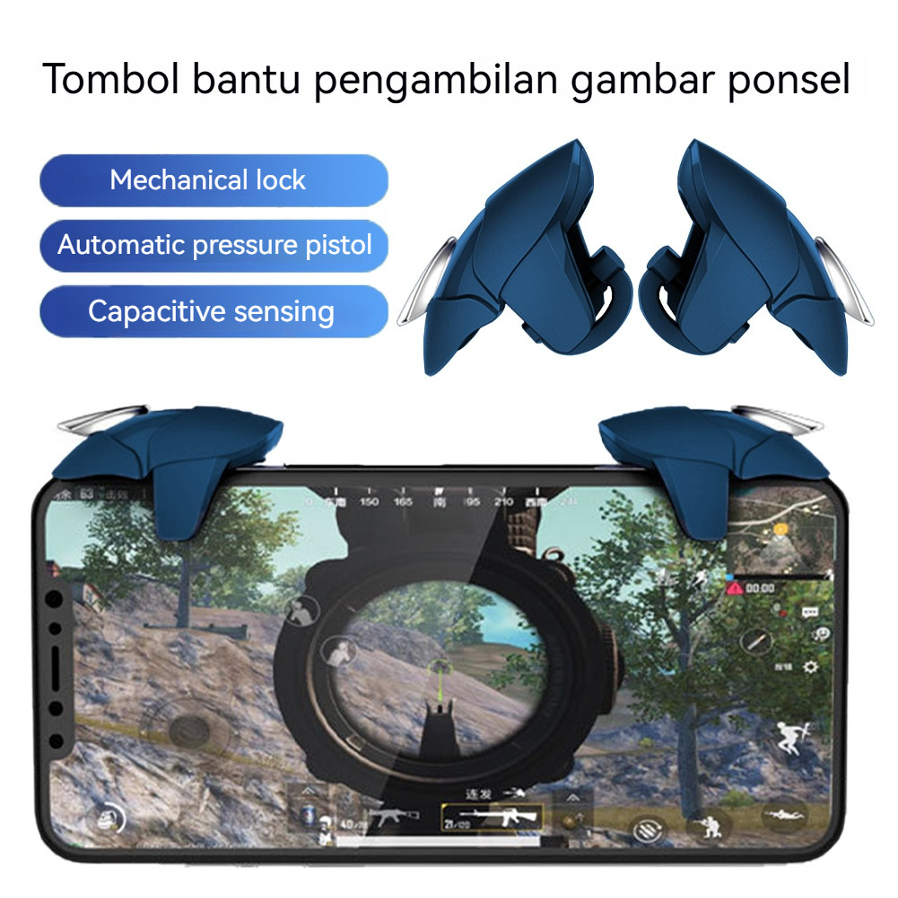 MS Blue Shark Joystick Triggers L1 R1 untuk Pengalaman Gaming Terbaik