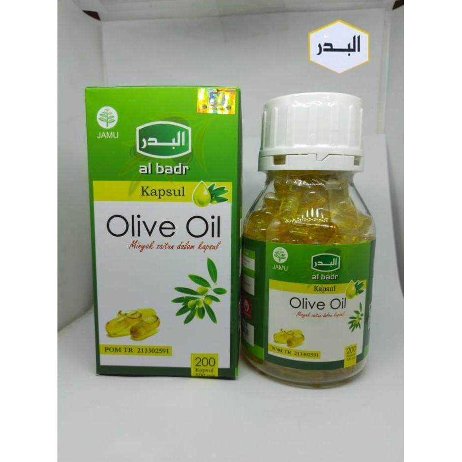 Minyak Zaitun 200 Kapsul Al Badr Olive Oil Extra Virgin Original BPOM Turunkan Kolesterol Tinggi Ses