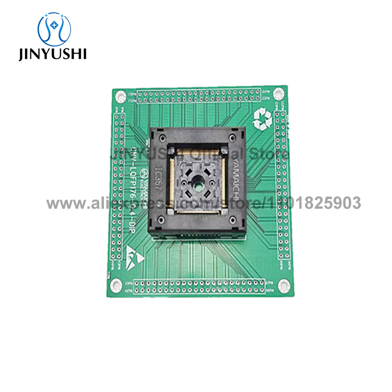 LQFP176 QFP176 TQFP176 IC357-1764 pitch 0.4mm 176pin IC Burning seat Adapter testing seat Test Socke