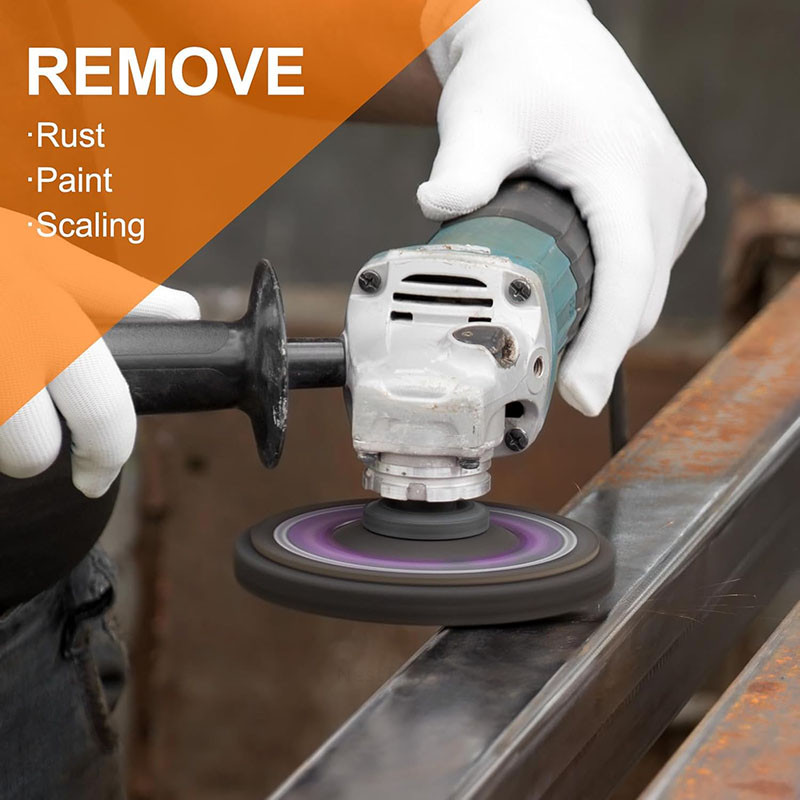 Mata BATU Gerinda Amplas Perontok Karat Cat 4" Inch Clean N Strip Disc Amplas Perontok Cat Karat Mat