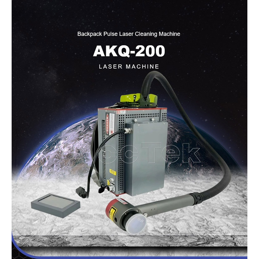 Price 6000w Verified Width Laser Akq-200 Pulsar Helmet Cleaning Machine Laser Cleaning Machine