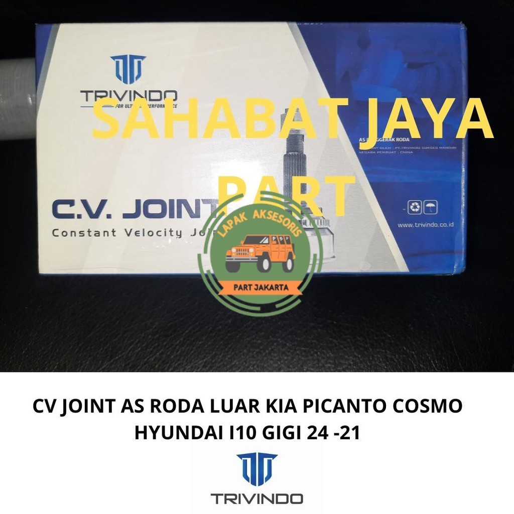 CV JOINT AS RODA KIA PICANTO COSMO HYUNDAI I10 GIGI 24 -21