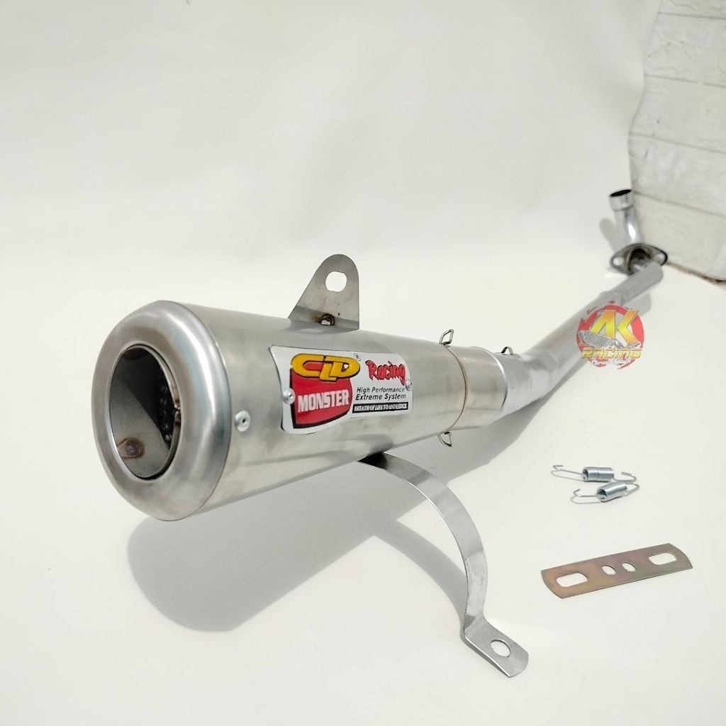 Knalpot Racing CLD Monster Poseidon Untuk motor Supra Karisma Revo absolute Revo Fit Blade Supra x12