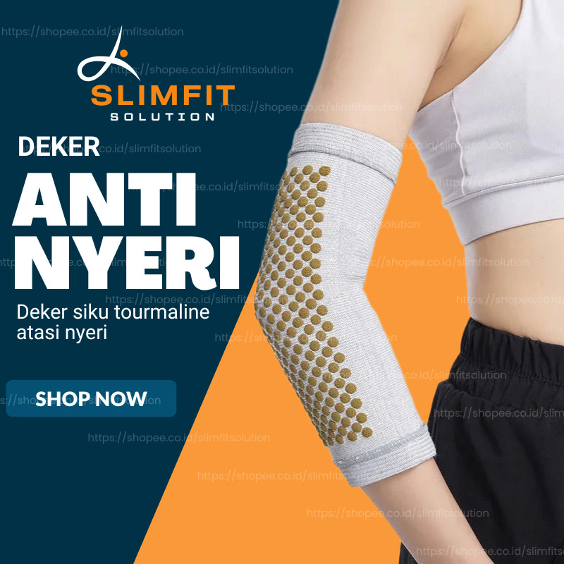 TERLARIS Deker Alat Terapi Pelindung Pemanas Siku Lengan Tangan Elbow Support Decker Dekker Futsal V