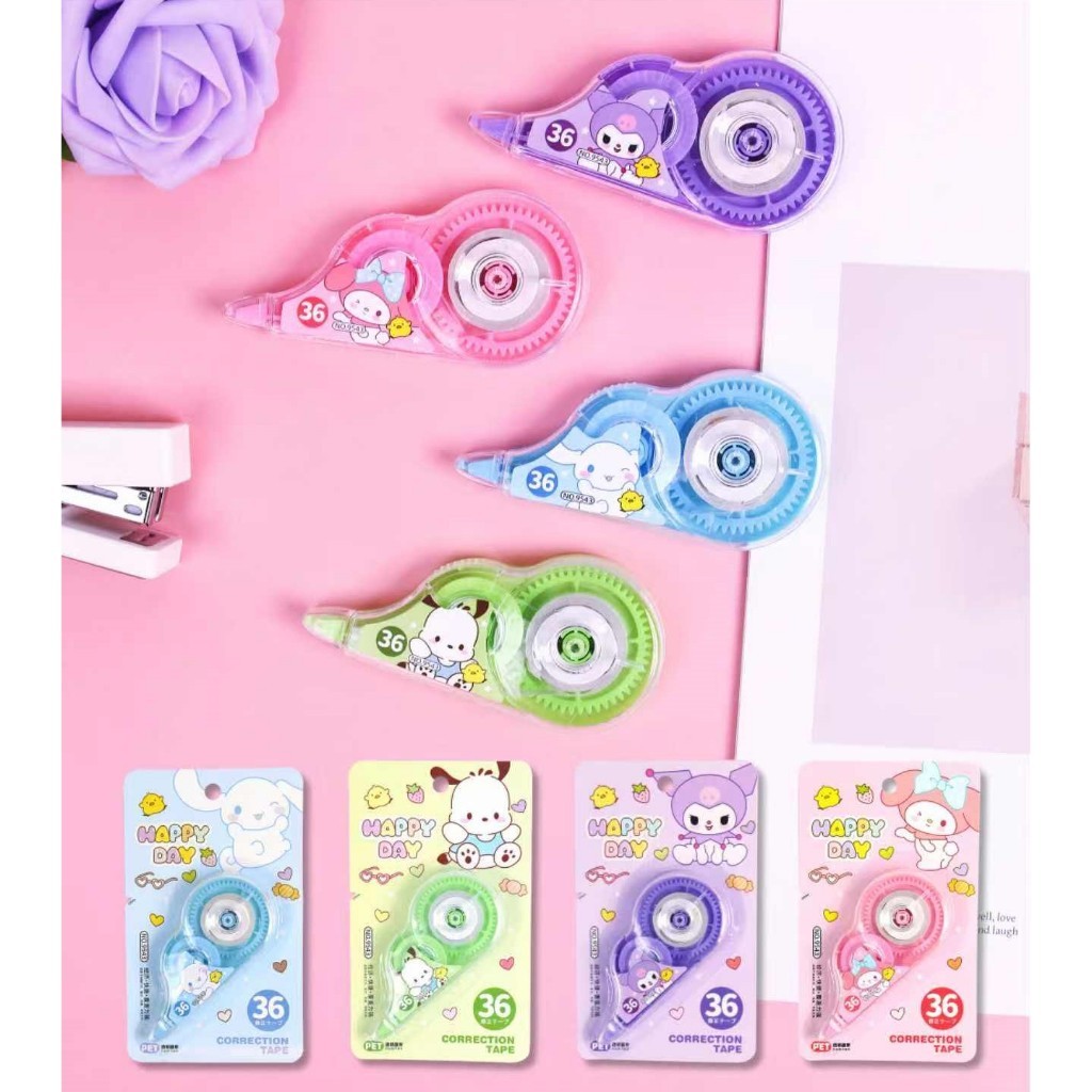 TIPEX ROLL/correction tape/tip-ex kertas/tipe-x karakter lucu 36M BESAR