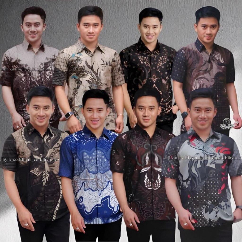 [TERBAIK] BAJU BATIK PRIA MOTIF ABADI BATIK KEMEJA BATIK PRIA LENGAN PENDEK Murah Berkualitas Kemeja