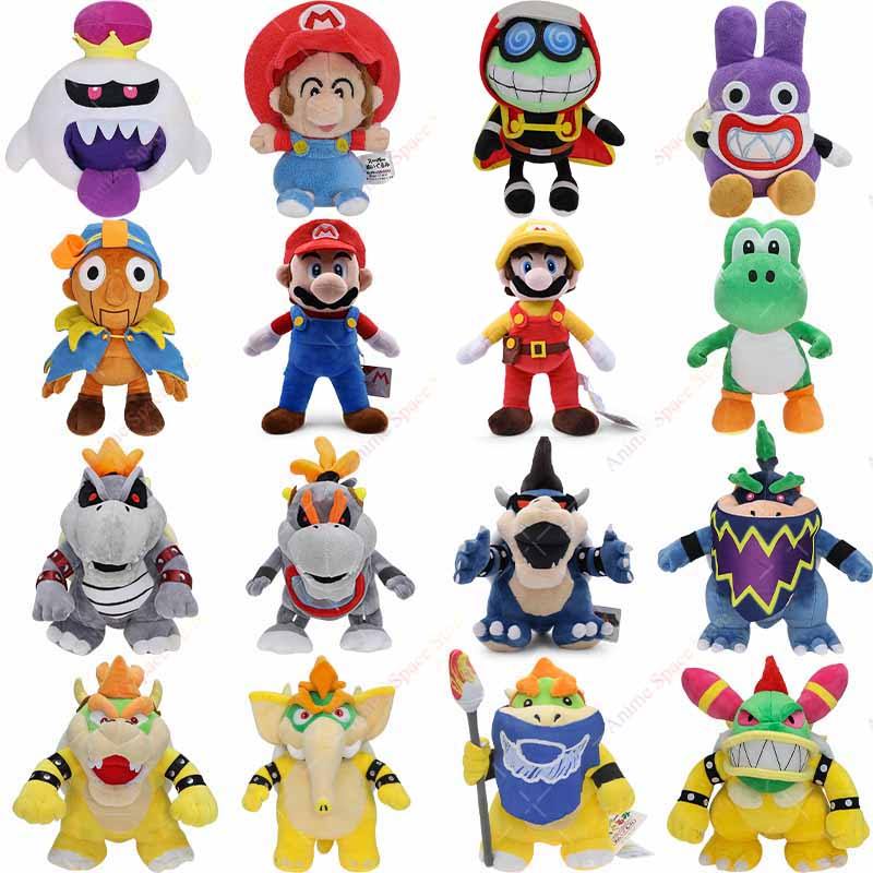 Mario Plush Toys Fury Mario Bowser Koopa JR Ludwig Roy Morton Wendy Lemmy Iggy Larry King K Rool Ani