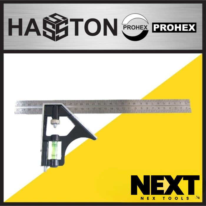 HASSTON PROHEX SIKU + WATERPAS 12" (4081-005) – PRESISI & TAHAN LAMA - NEX TOOLS