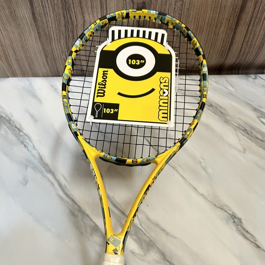 TERLARIS Raket Tenis Wilson Minion 103/Tennis Racket Wilson Original 2024 Yellow