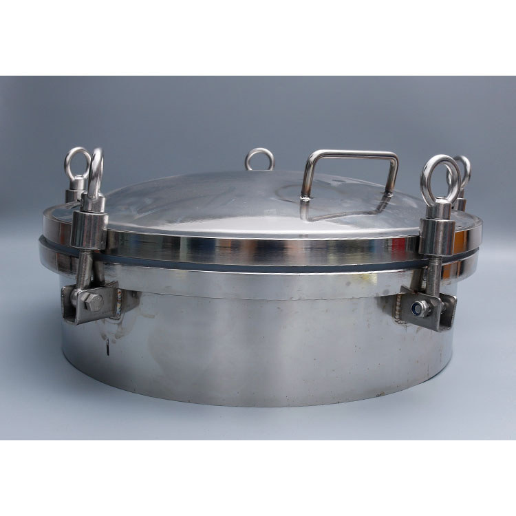 SS304 SS316 Pressure Manhole Cover Round Pressure Manhole Observation High-pressure Manhole for Kett