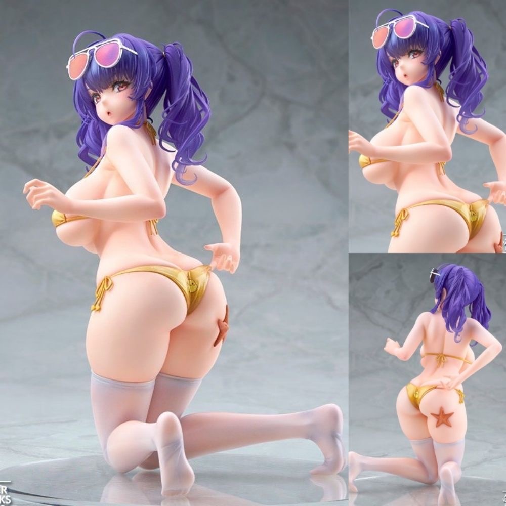 Anime Azur Lane Rn Pola Figure Accident By The Water Swimsuit Ver Kneeling Posture Action Figures He