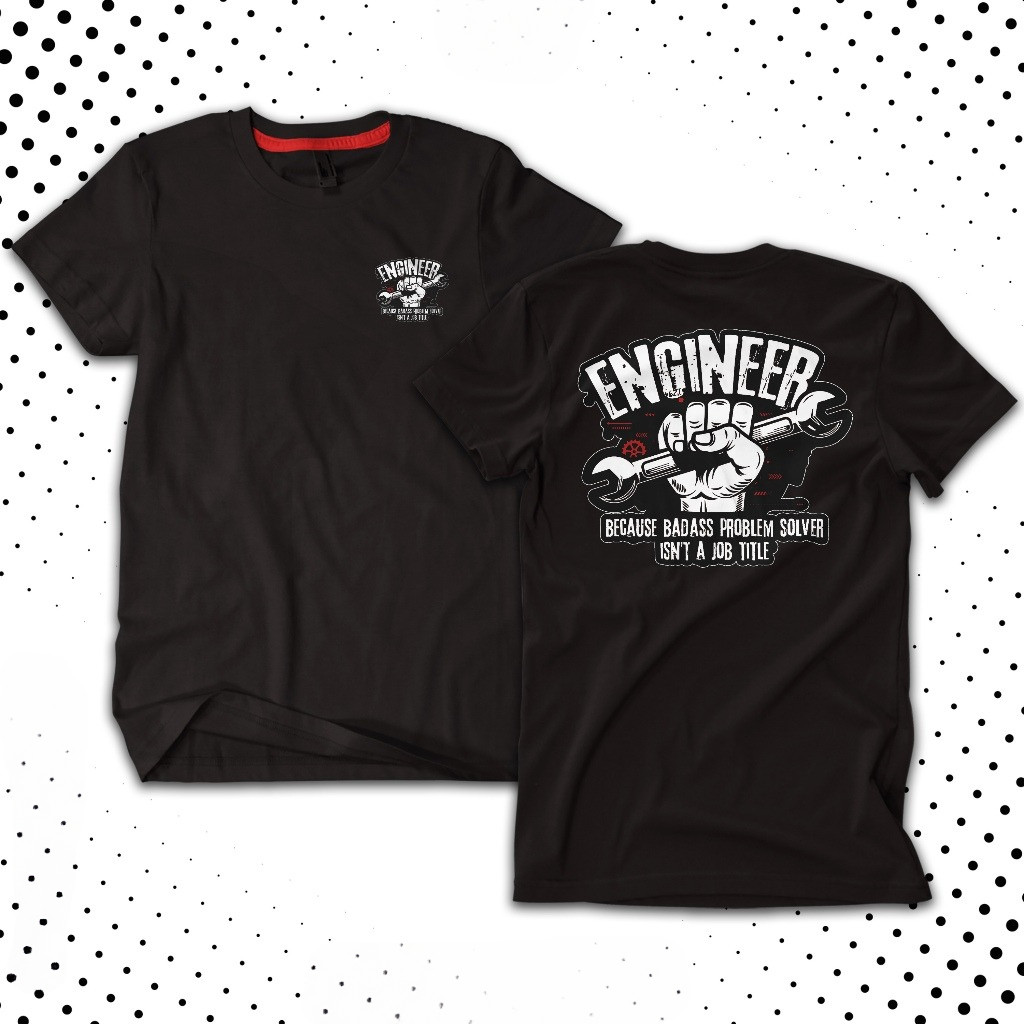 Kaos Teknik Mesin | Kaos Enginering | Kaos Team Bengkel | Kaos Mekanik Mesin | T-shirt Team Teknik M
