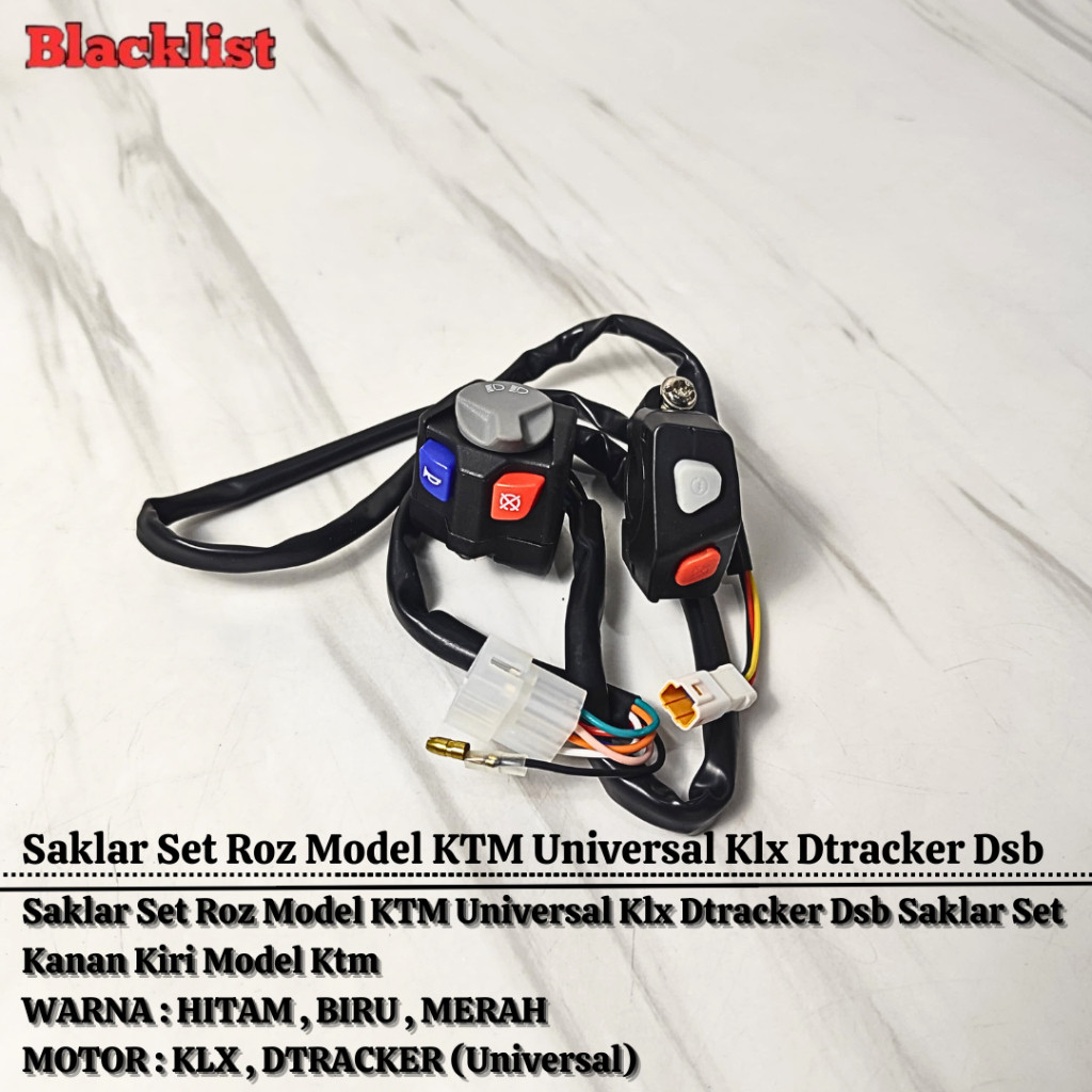 Saklar Set Roz Model KTM Universal Klx Dtracker Dsb Saklar Set Kanan Kiri