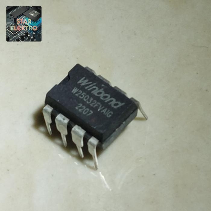 W25Q32FVAIG Dip-8 Winbond W25Q32 FVAIG 32M-Bit IC Serial Flash Memory 2.7V 3.6V 25Q32 25Q32FVAIG TER