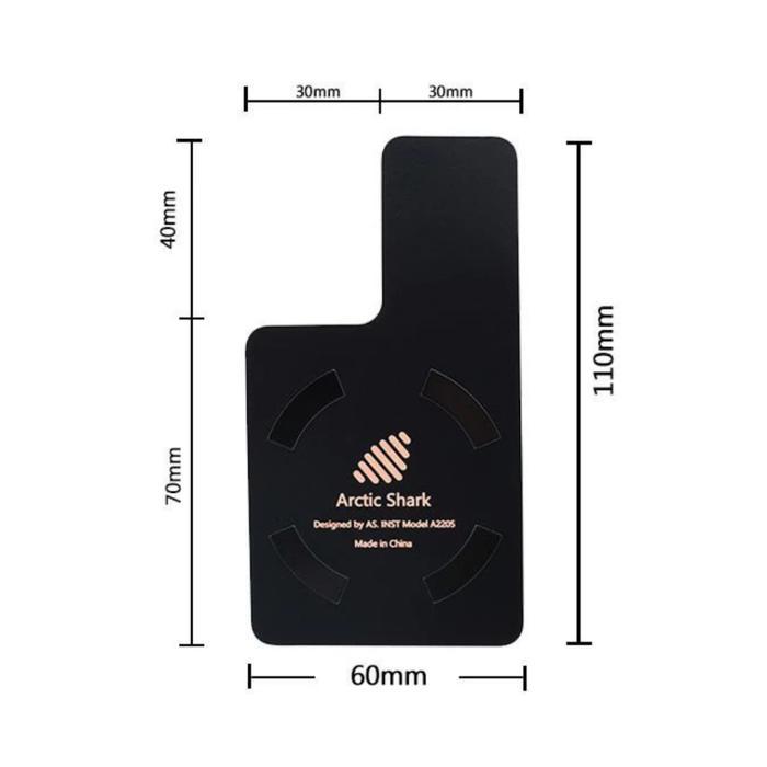 Heatsink Arctic Shark Heatsink Graphene Copper Pad Pendingin Smart Phone - Non Magnet