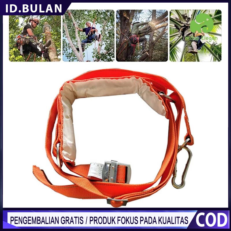 Sabuk Tali Pengaman keselamatan Panjat Tebing Industri Safety Belt- oranye/Sabuk Panjat Tiang Listri