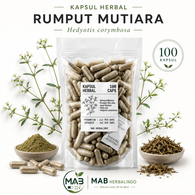 RUMPUT MUTIARA 50 BUTIR ASLI MURNI TANPA CAMPURAN OBAT HERBAL ANTI KANKER SUMBATAN SALURAN SPERMA