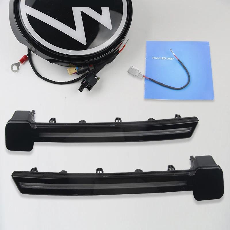 Front LED Logo For Volkswagen ID.3 Daytime running lights Volkswagen Motors light Strip vw Logo Ligh