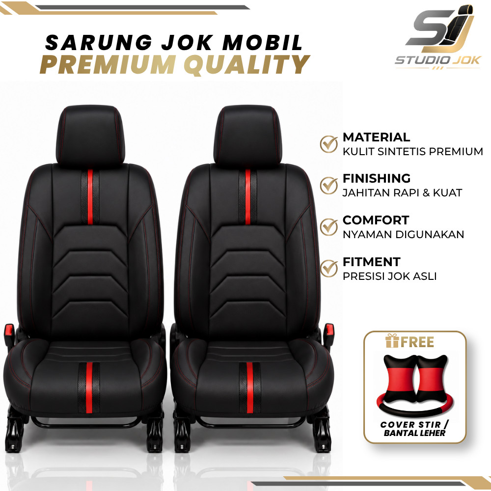 SARUNG JOK MOBIL 2 BARIS BAHAN CHEROKEE AP FORCE BRIO