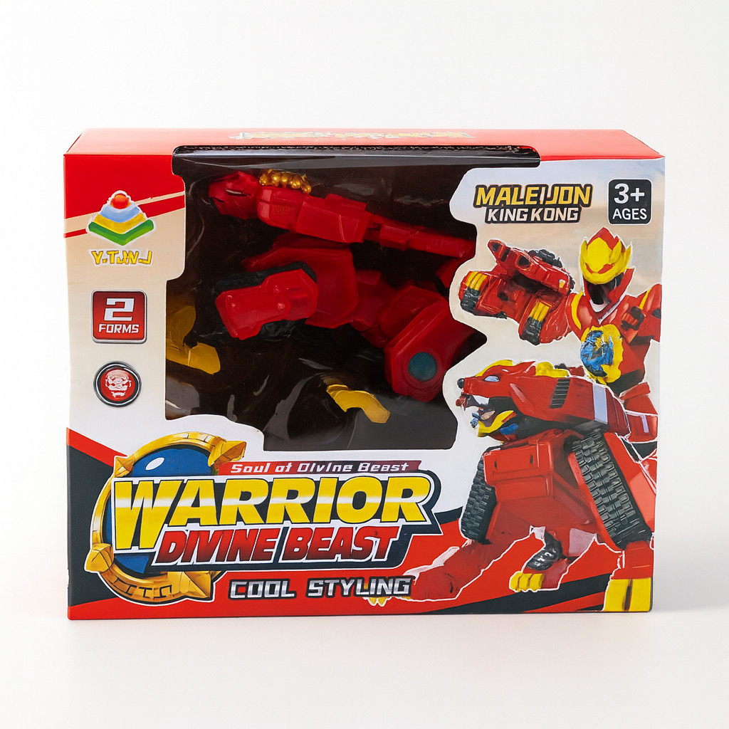TOYRIUM Mainan Anak Robot Deformation Power Ranger Transformer Warrior Divine Beast