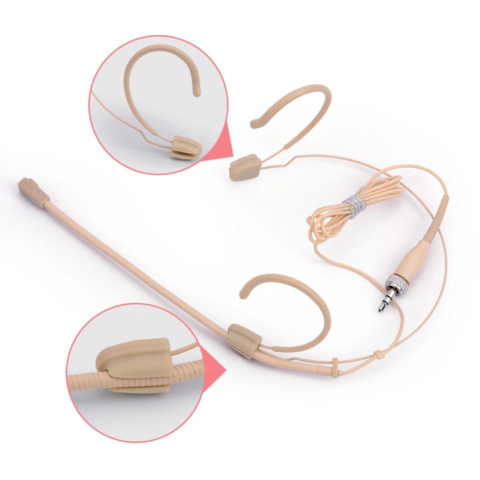 Professional Uni-directional Headworn Microphone for Sennheiser Shure AKG Wireless System 3.5mm Scre
