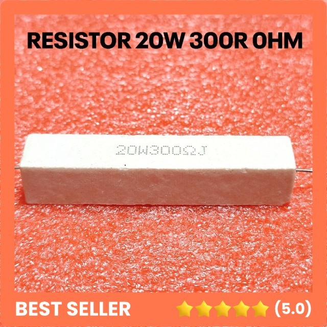 RESISTOR KAPUR 20W 20WATT 300R 300 OHM ROHS