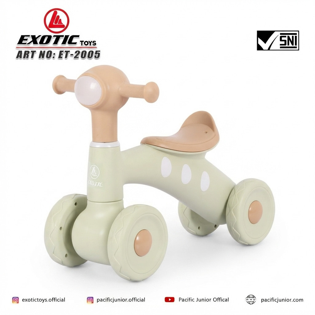 MAINAN SEPEDA ANAK BALANCE BIKE EXOTIC ET2005 PMB TM07 TM08 TM10 TM11 8003 8005 8006 8007 8008 8009