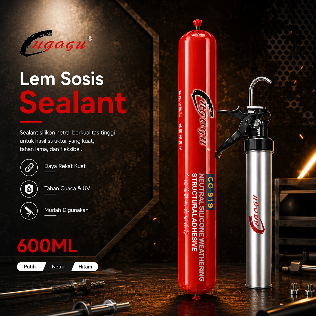 Sosis Lem Silen | Silikon Silen Chaogu | Lem Sealant Sosis