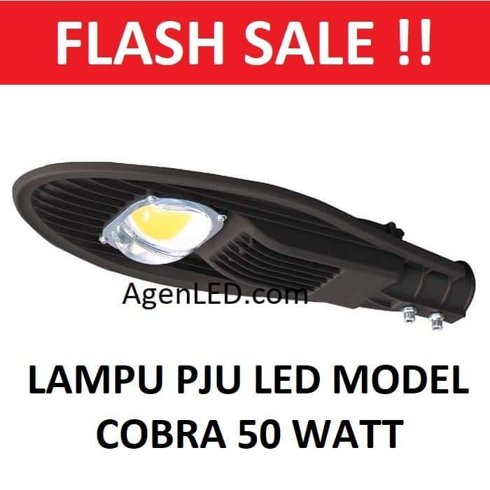 s e Lampu Jalan 50W PJU LED 50 w watt kap sorot cobra outdoor street light - SMD Chip