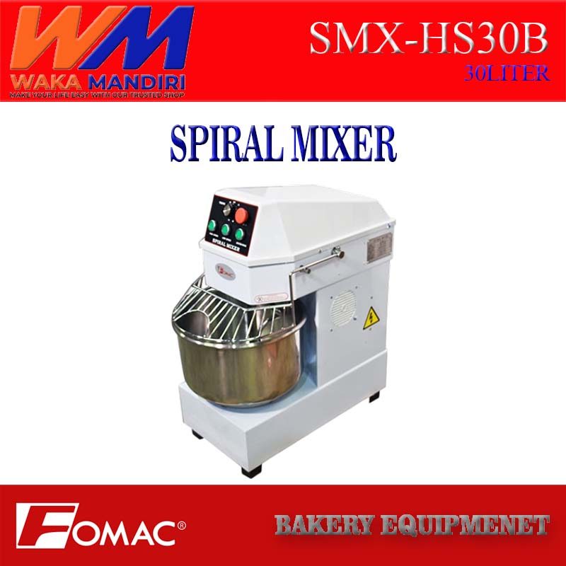 SMX-HS20B SPIRAL MIXER 20 LITER FOMAC | SMX-HS30B SPIRAL MIXER 30 LITER FOMAC SMX HS20B SMX HS30B FO