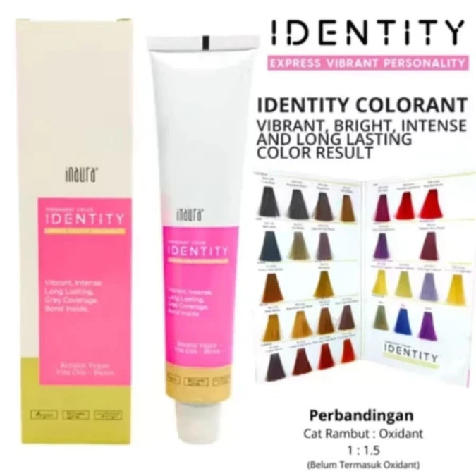 INAURA IDENTITY HAIR COLOR CREAM 100ML