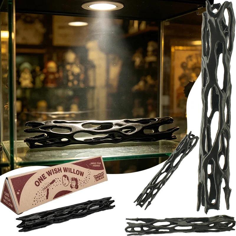 3D Printed Wishing Willow Snap Stick with Box Breakable Magic Lucky Charm for Spiritual Wish-Making 