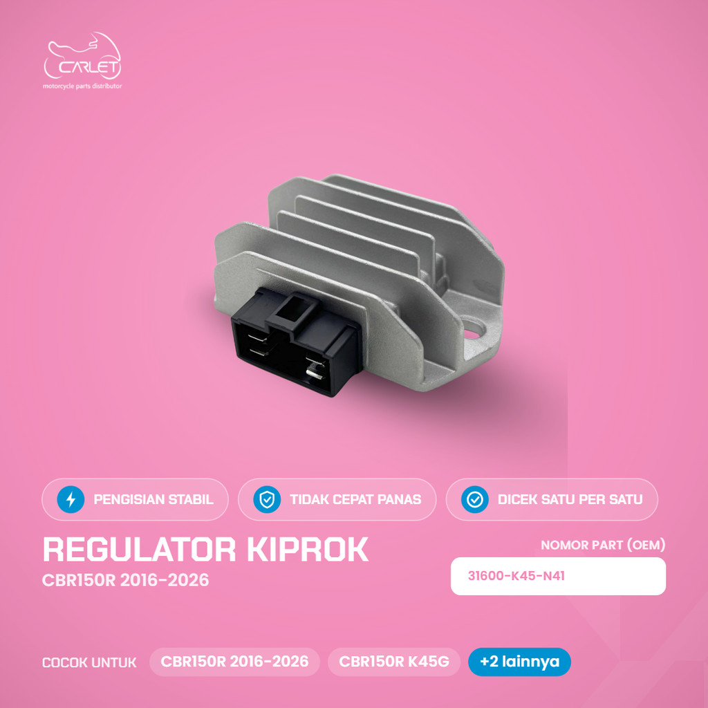 NOXPIT Regulator Kiprok CBR150R 2016-2026 CBR150R K45G CBR150R K45N CBR150R K45R 31600-K45-N41