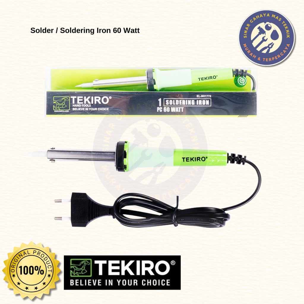 Tekiro Solder 60 Watt / Soldering Iron 60 Watt Solder 40 Watt