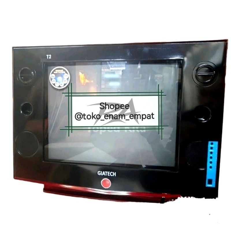 III TELEVISI TV TIPI TABUNG DIGITAL DVB T2 DVBT2 GIATECH 17" 17 IN INCH " GT 1792 GT1792 BERWARNA LA