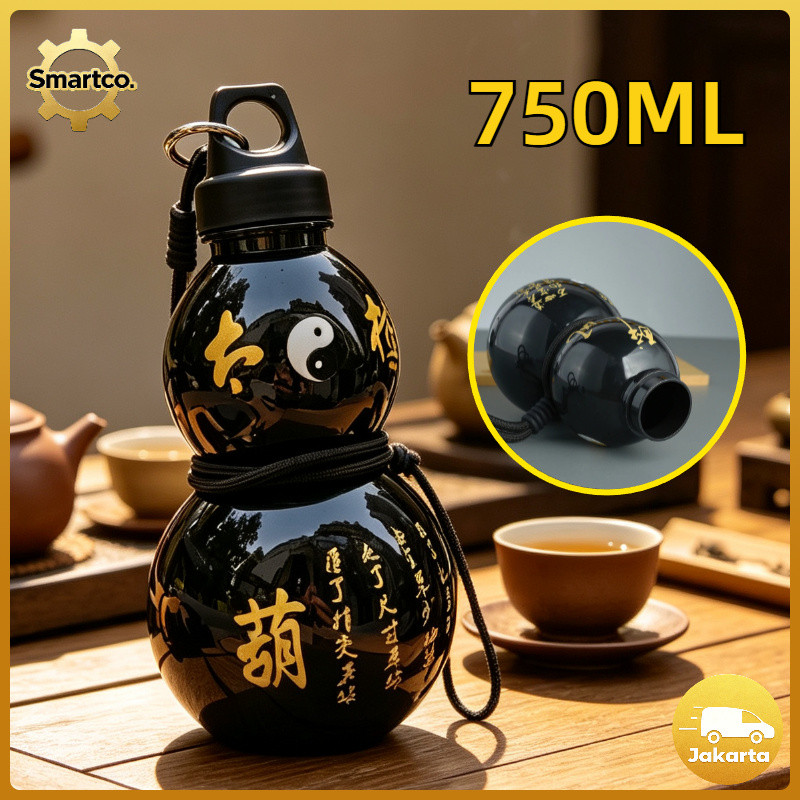Holo Labu Feng Shui Gourd Water Bottle Botol Air Olahraga Hulu Labu Pinggul Labu / Holo Labu Feng Sh