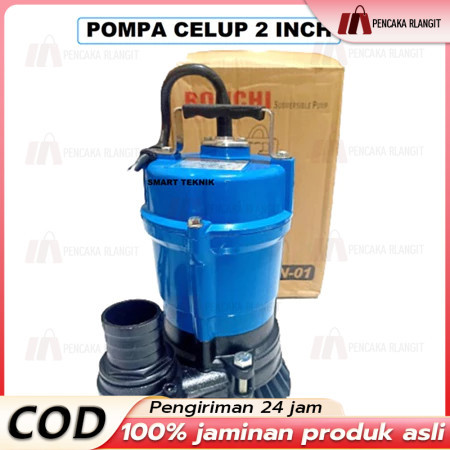 Pompa Celup Air Bersih / Kotor Submersible Pump BONCHI BON-01/POMPA CELUP BONCHI BON-01 WQD-12 MODEL