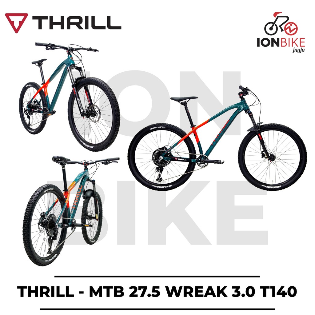 SALE STOCK - Sepeda MTB 27.5 THRILL WREAK 3.0 T140 1x11 Speed Frame Alloy Ringan Rem Hydrolik Shiman
