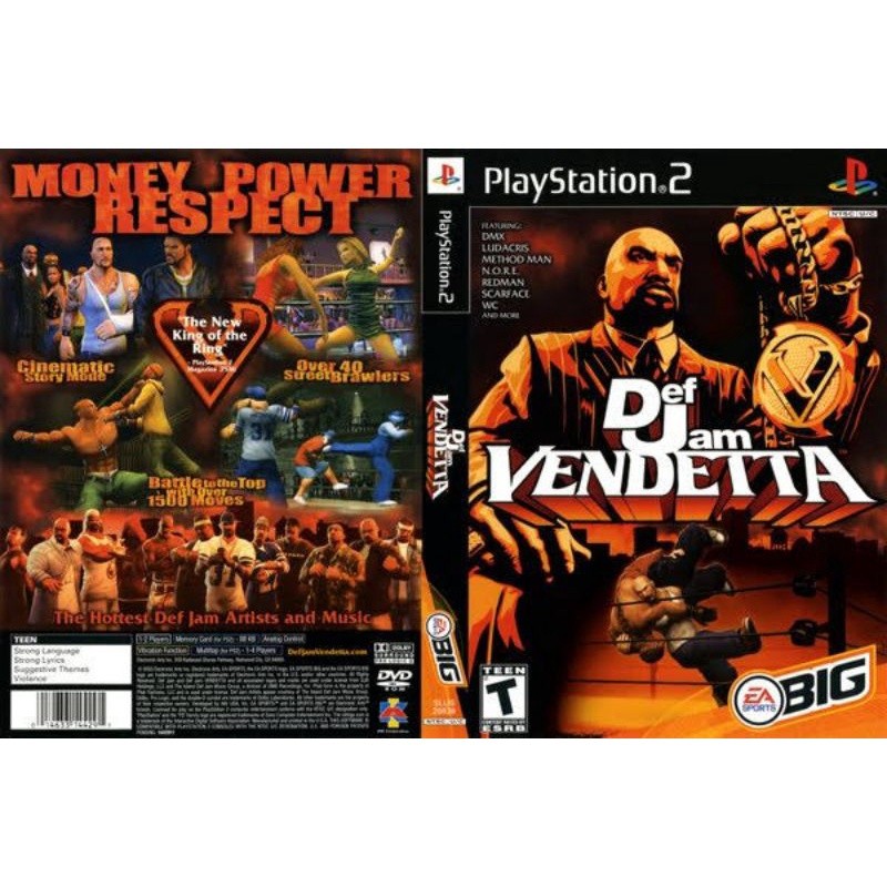 Kaset Ps 2  DEF JAM VENDETTA