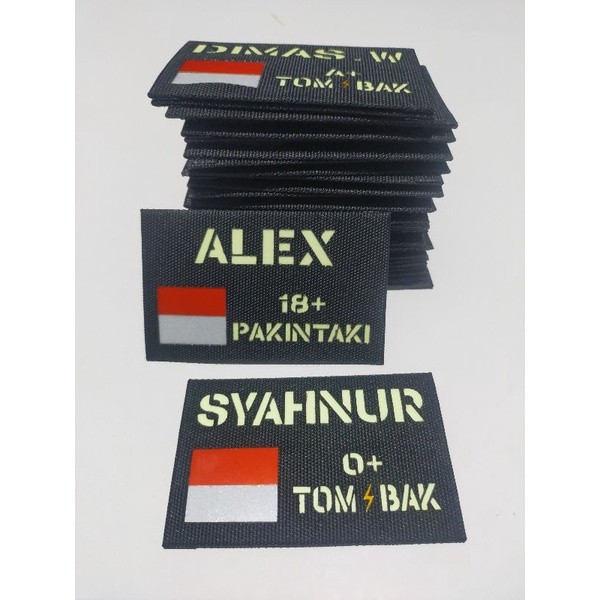 PATCH LASER NAMA PDL/PATCH LASER NAMA PDH/PATCH LOGO