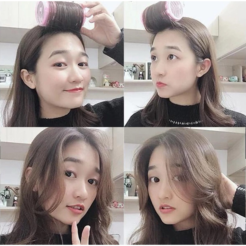 ONLINE MINISO  Roll Rambut Poni Roll Poni Roll Tempel Rol Poni Jumbo Rol Rambut Besar Rol Panjang Ro
