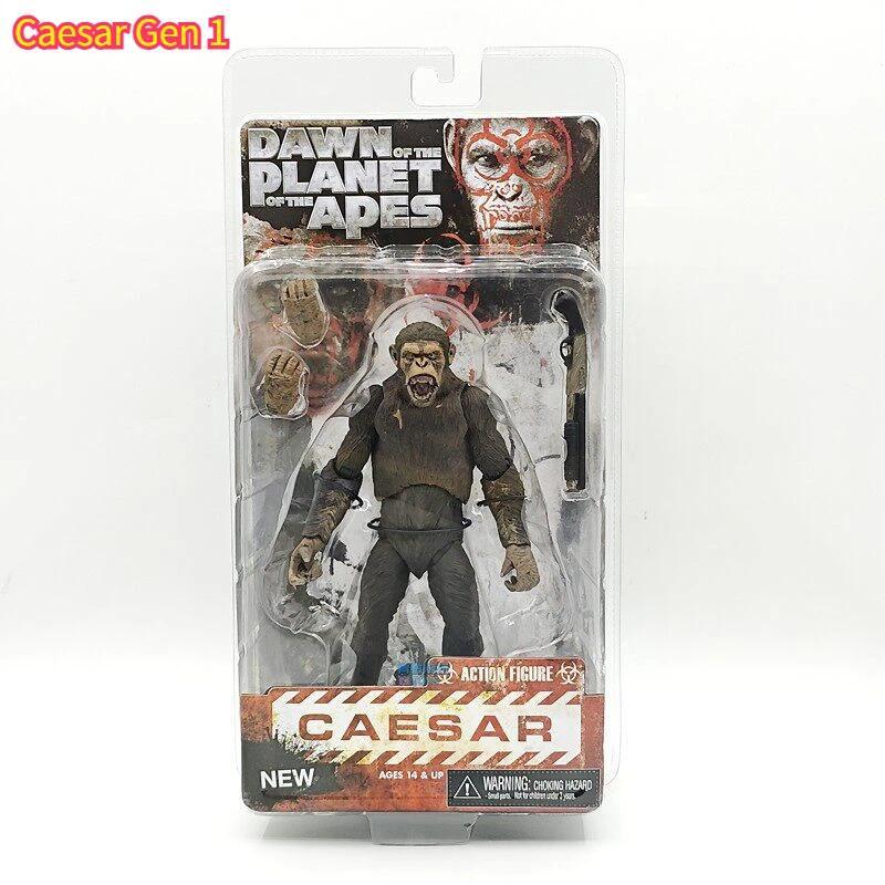 In Stock NECA Rise of The Planet of The Apes Caesar Koba Luca Ape Gorilla Articulated Action Figure 