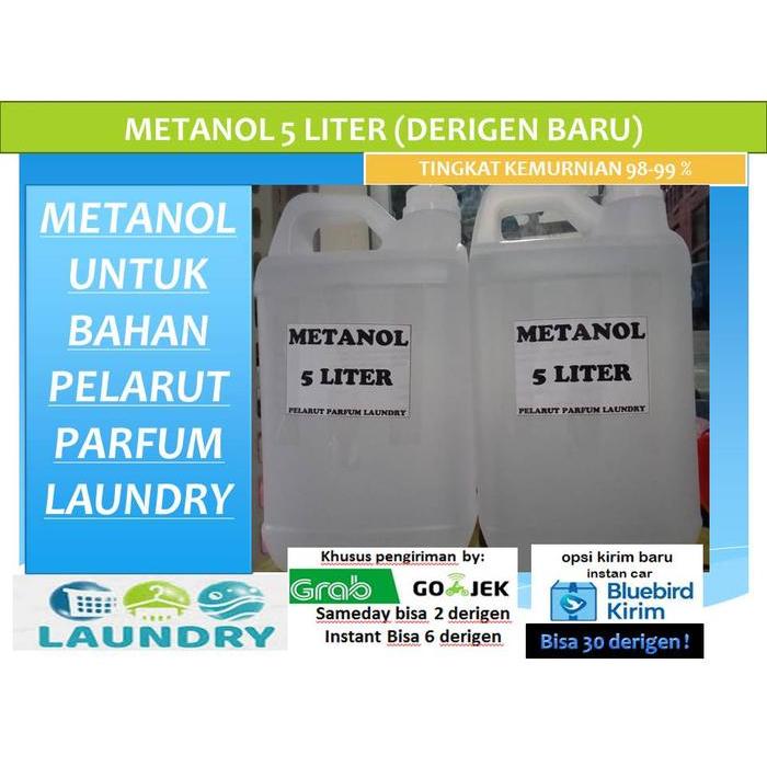 METANOL 5 LITER METANOL MURNI BAHAN PELARUT PARFUM LAUNDRY